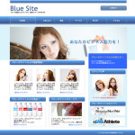 Blueのwordpressテンプレート