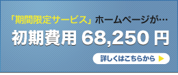 期間限定サービスwebサイト